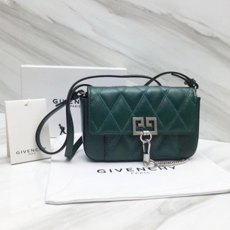 지방시 포켓 퀼팅 미니 숄더백 BB604 그린