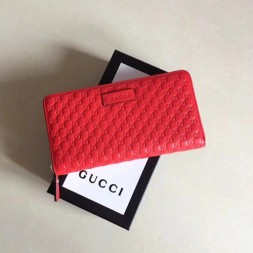 구찌 마이크로시마 장지갑 449396 레드