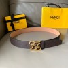 펜디 신상  벨트 FD2223  다크브라운 금장