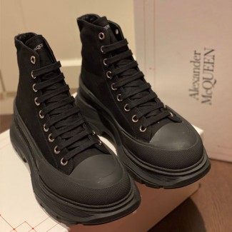 알렉산더 맥퀸 남여공용 신상 스니커즈 586413-4 블랙