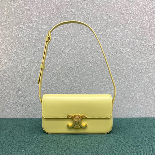 셀린느 트리오페 숄더백 194142 가죽 옐로우