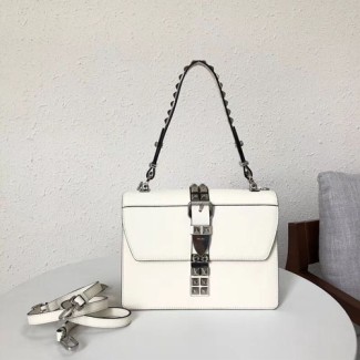 프라다 신상 가죽 숄더백 1BA179 화이트