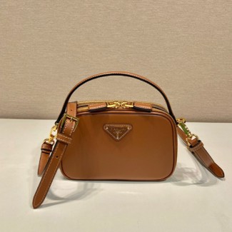 프라다 가죽 미니백 1BH203 카멜