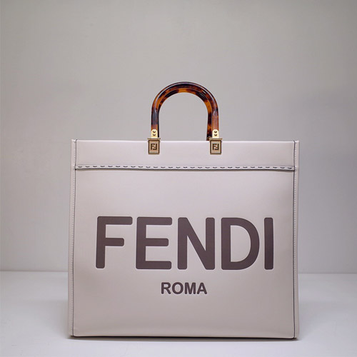 펜디 선샤인 라지 쇼퍼백 8BH372 화이트