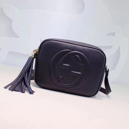 구찌 소호 디스코백 308364 네이비