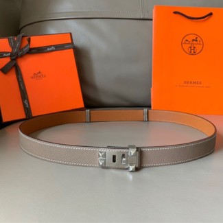 에르메스 신상  벨트 XTY181  그레이 은장