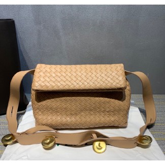 보테가 폴드오버 크로스백 640730 누드