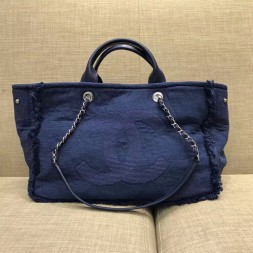 샤넬 라지 토트백 A57167 블루