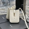 생로랑 르 5A7 미니 숄더 백 735214 화이트