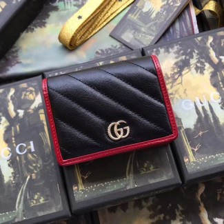 구찌 GG 마몽 반지갑 ‎573811 블랙