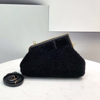 펜디 퍼스트 스몰 클러치백 숄더백 8BP129 블랙