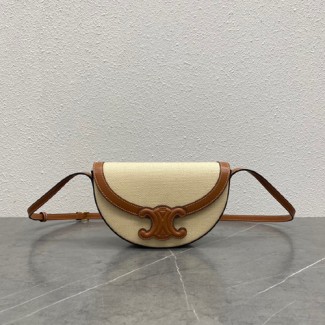 셀린느 베사체 퀴르 반달 크로스백 111233-2