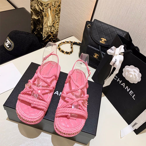 샤넬 신상 샌들 G34312 핑크