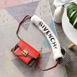 지방시 신상 GV3 스몰 숄더백 BB501 레드 금장