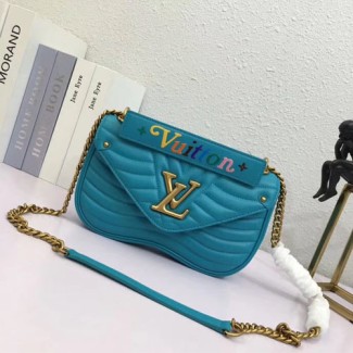 루이비통 뉴 웨이브 체인 백 MM M51498 블루