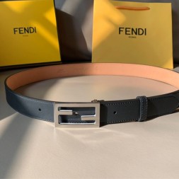 펜디  신상 벨트 FD2216  블랙  은장