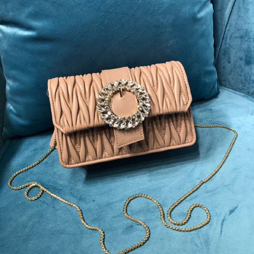 미우미우 마테라쎄 크리스탈 크로스백 5BH095-8