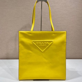 프라다 레더 토트백 1BG429 옐로우