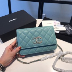 샤넬 WOC 체인 플랩백 AP1794 캐비어 민트