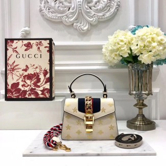 구찌 실비 비스타 미니 숄더백 470270 아이보리