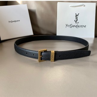 입생로랑 신상 벨트 Ysl9005  블랙  금장