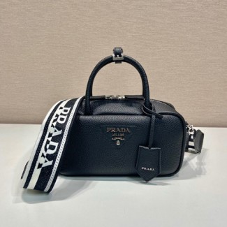 프라다 레더 탑 핸들 백 1BB102-4
