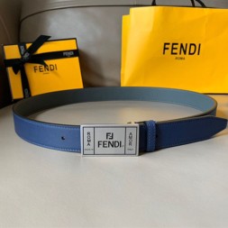 펜디 신상  벨트 FD2230 블루 은장