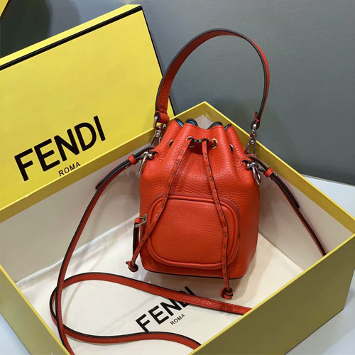 펜디 몬트레조 미니 버킷백 8BS029 오렌지