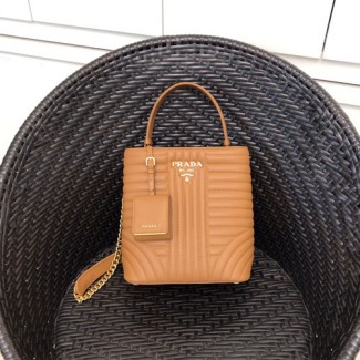 프라다  다이아그램 파니에 숄더백 1BA212 브라운