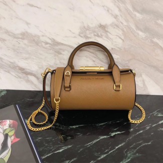 프라다 시빌 사피아노 레더백 1BA216 브라운