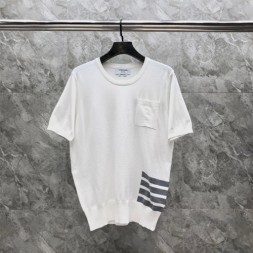 톰브라운 남여공용 반팔티 TB8716 화이트