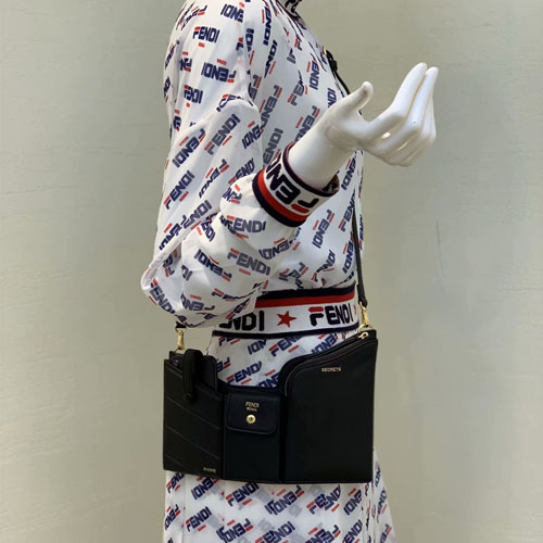 펜디 3 포켓 미니 백 8BS025 블랙