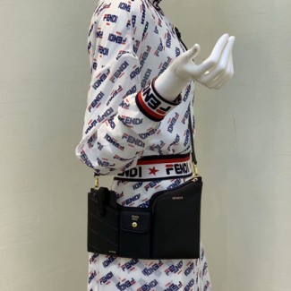 펜디 3 포켓 미니 백 8BS025 블랙