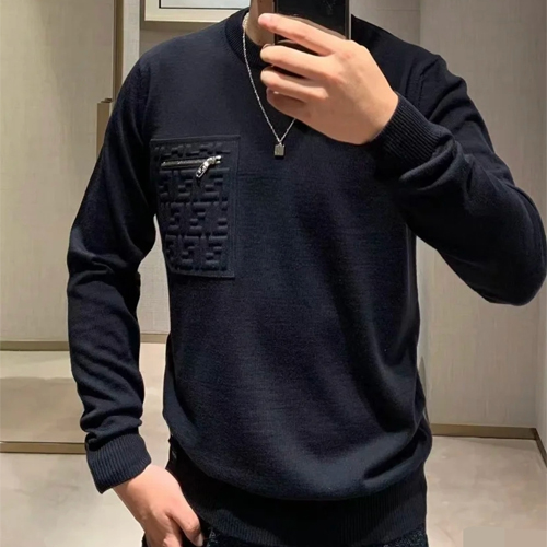 펜디 남여공용 니트 FD2460395 네이비