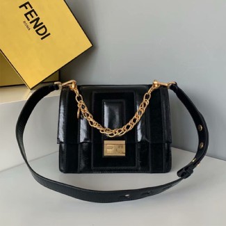 펜디 캔유 미듐 숄더백 8BT313 블랙