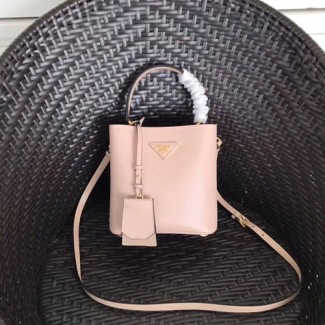 프라다 두블레 버킷백 스몰 1BA217 핑크