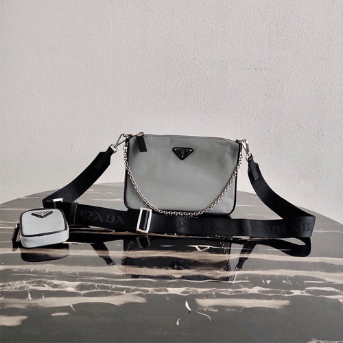 프라다 테수토 멀티 스트랩 호보백  2VH113 그레이