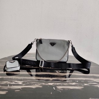 프라다 테수토 멀티 스트랩 호보백  2VH113 그레이