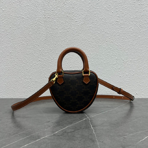 셀린느 트리오페 하트백 198223 브라운