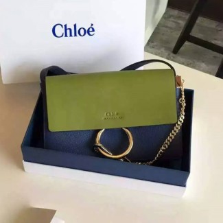 끌로에 페이 스몰 레더 숄더백 3S1127 그린