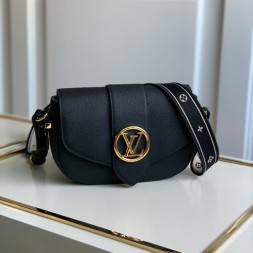 루이비통 LV 퐁 뇌프 소프트 MM M58967 블랙