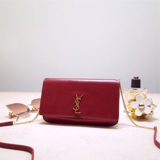 생로랑 모노그램 폰홀더 크로스백 635095 레드
