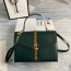구찌 실비 1969 스몰 탑 핸들 백 ‎602781 그린