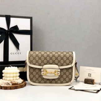 구찌 1955 홀스빗 핸드백 602204 화이트