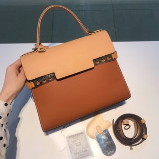 델보 톰페트백 MM AA282110 브라운 투톤