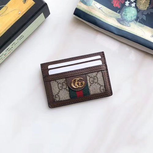 구찌 오피디아 카드 지갑 523159 브라운