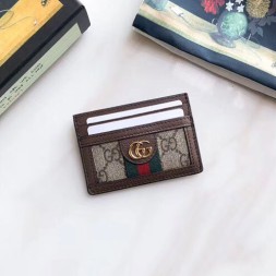 구찌 오피디아 카드 지갑 523159 브라운