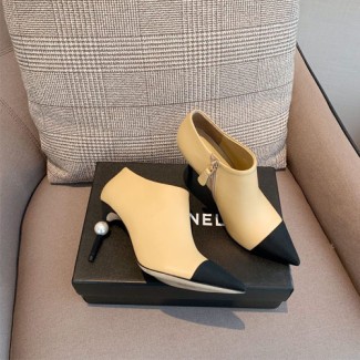샤넬 신상 쇼트부츠 G34110 베이지