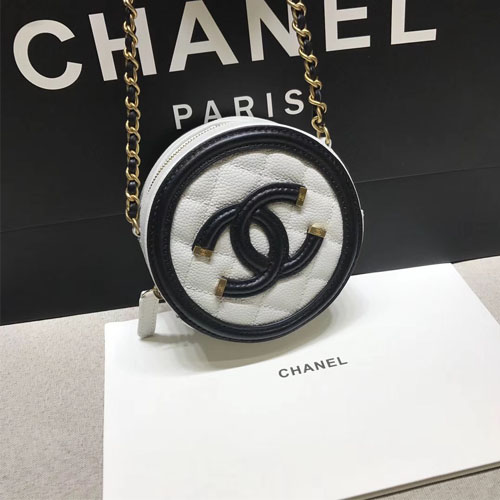 샤넬 체인 달린 미니백 A81599 화이트