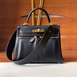 에르메스 라키스 켈리백 28CM 72828 블랙